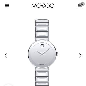 Movado sapphire watch
